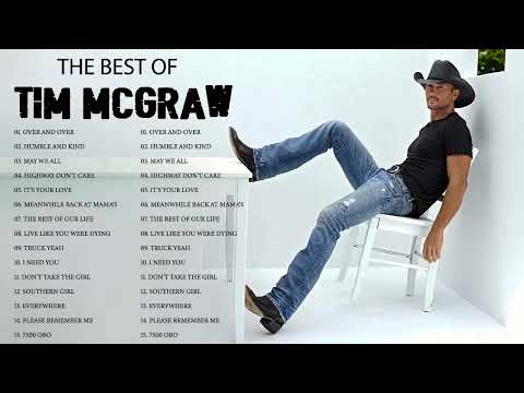Tim McGraw Greatest Hits - The Best Of Tim McGraw Playlist 2023