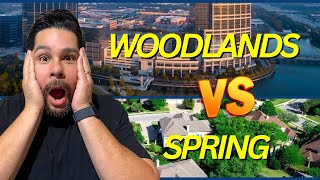 Living in North Houston Texas! 🤯 [SPRING vs. THE WOODLANDS]