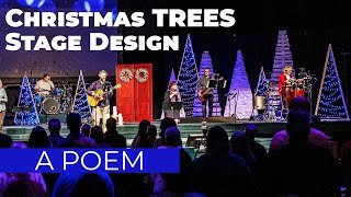 Church Stage Christmas Trees Design with Addressable LEDs | A Christmas Poem
