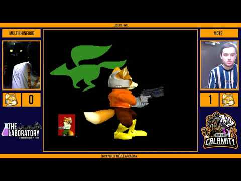 2019 Philly Melee Arcadian @ The Lab - MultishineGod (Fox) vs Mot$ (Fox) - Losers Final - Melee