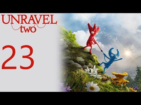 Unravel TWO playthrough pt23 - The Final Chapter! Tricky Wheel Puzzle
