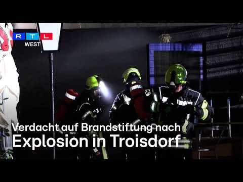 Troisdorf: Explosion in Restaurant - haben Einbrecher einen Brand gelegt? | RTL WEST