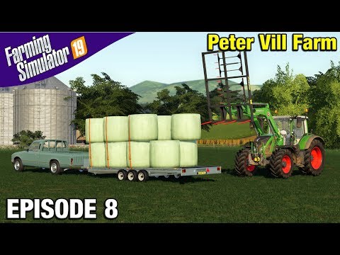 A BIT HEAVY FOR THIS TRUCK Farming Simulator 19 Timelapse - Peter Vill Farm FS19 Episode 8