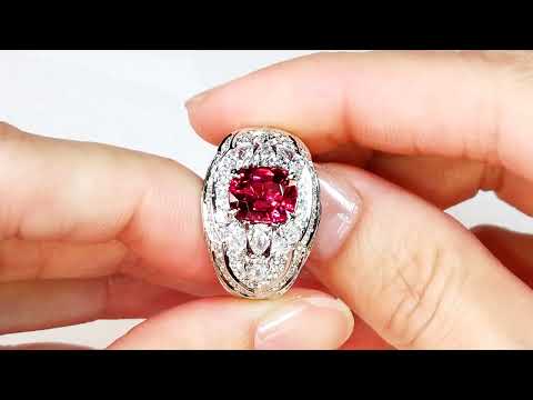 Namya Vivid Jedi Ruby Spinel at 2.61 carats by Kat Florence. KF07304