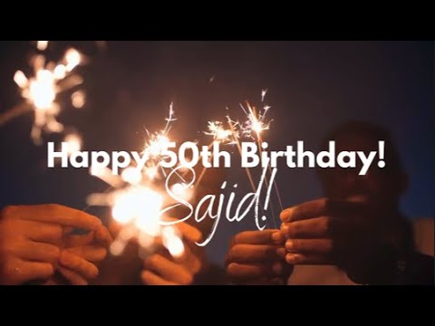 Happy 50th Birthday Sajid Askari