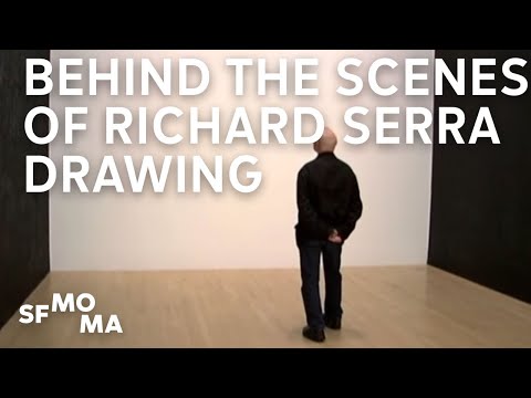 Behind the scenes of Richard Serra Drawing