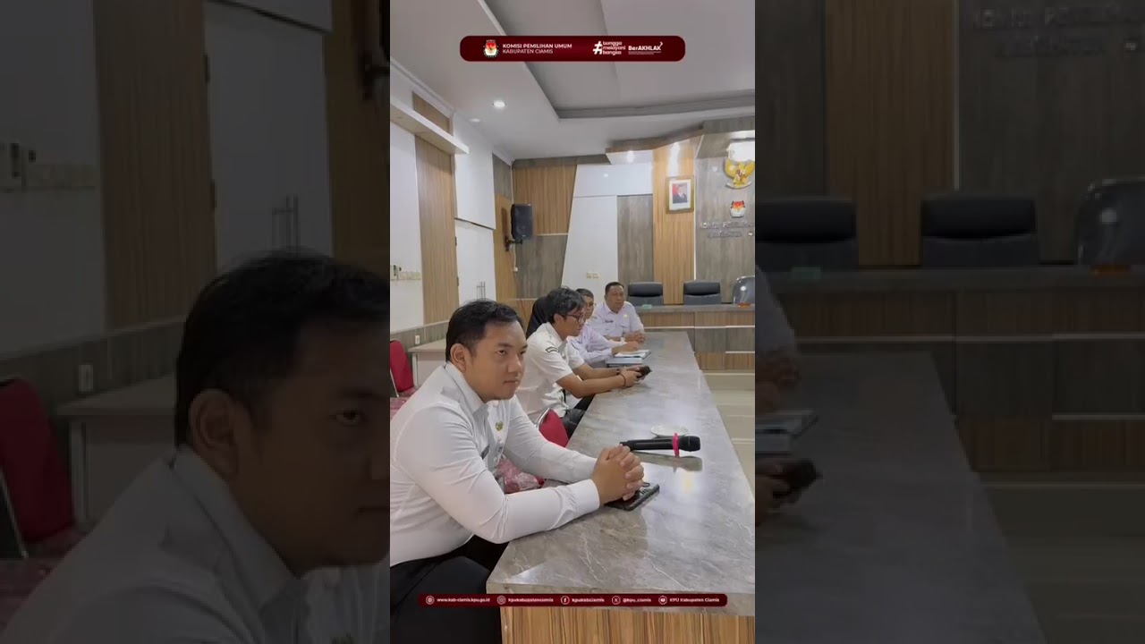KPU Ciamis Ikuti Zoom Meeting Bimtek Penyusunan LKjIP 2025 dan Evaluasi SAKIP