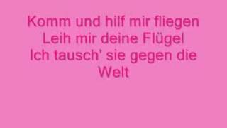 Tokio Hotel- Hilf Mir Fliegen Lyrics