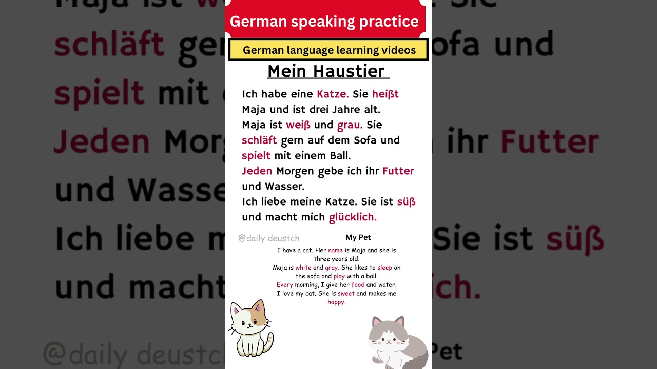 German A1 listening practice