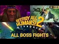 Destroy All Humans 2 Reprobed ALL BOSS FIGHTS ENDING