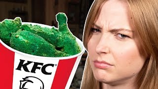 Green Fried Chicken Taste Test