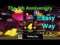 Rolling Sky Level 44 - The 4th Anniversary - 100% Completed - Easy Way