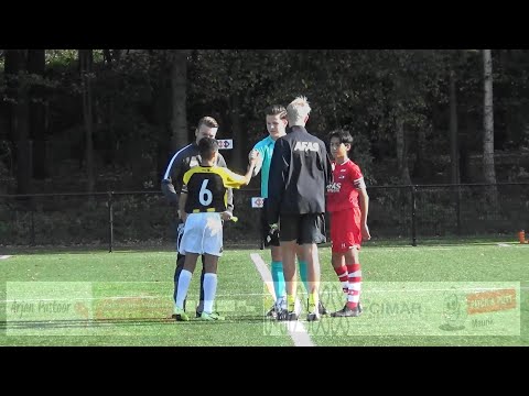 Voor aanvang Vitesse JO14-1  -  AZ JO14-1