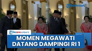 Momen Megawati Dampingi Prabowo di Peringatan Hari Pancasila, Berdiri di Samping Gibran saat Masuk