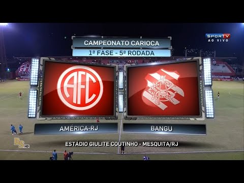 Jogo completo: America 3 x 2 Bangu - 1ª fase Carioca 2016