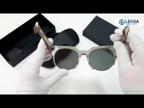 Unboxing ochelari de soare unisex Hawkers  HFAS02 Shiny Grey Silver HF1– LENSA.RO