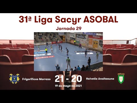 31ª Liga Sacyr ASOBAL J29: Frigoríficos Morrazo - Helvetia Anaitasuna 21-20