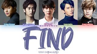 SS501 (더블에스오공일) - Find (파인드) [Han|Rom|Eng] Color Coded Lyrics 가사