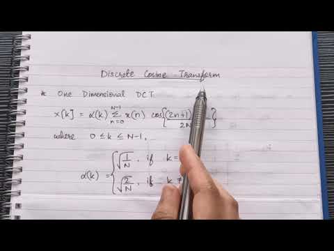 Discrete Cosine Transform and Haar transform with Examples
