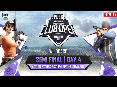 [EN] PMCO Wildcard Semi Final Day 4 | Fall Split | PUBG MOBILE Club Open 2021