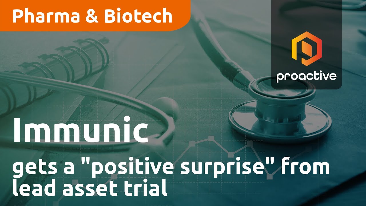 Immunic gets a "positive surprise" from lead asset trial