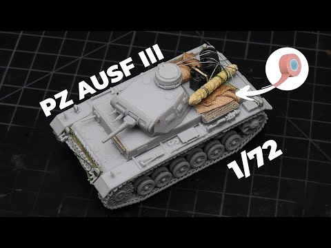 Pz Kpfw III Ausf E Assembly - 1/72 UM kit