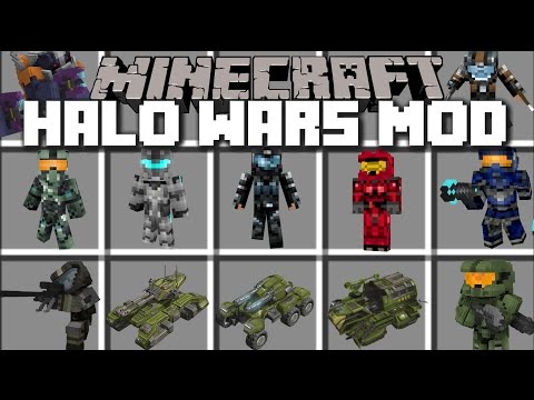 Minecraft HALO WARS MOD / FIGHT AGAINST COVENANT MOBS AND WIN THE WAR!! Minecraft