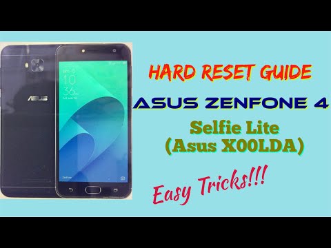 ASUS X00LDA hard reset / ASUS Zenfone 4 SELFIE LITE Hard Reset