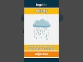 drizzly (adjective) - definition and usage in English