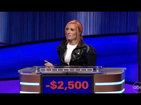 WWE Becky Lynch on Celebrity Jeopardy Highlights 11/15/23