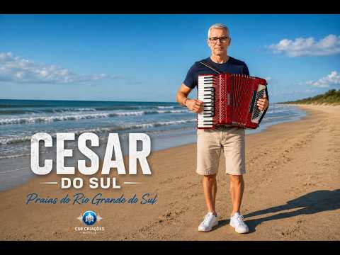 PRAIAS DO RIO GRANDE 🌊🪗 | Do Chuí a Torres em um Vanerão Moderno Inédito | Cesar do Sul & IA