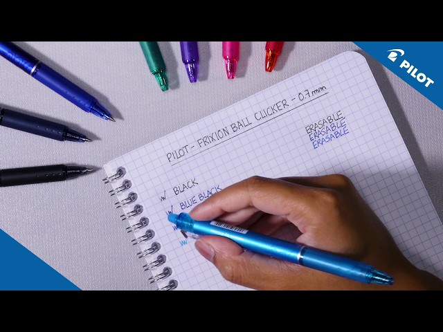 بايلوت قلم سائل فريكشن ضغاط قابل للمسح 0.7 مم أزرق غامق العلبة 12 قلم