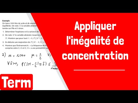 Comment appliquer l'inégalité de concentration ?
