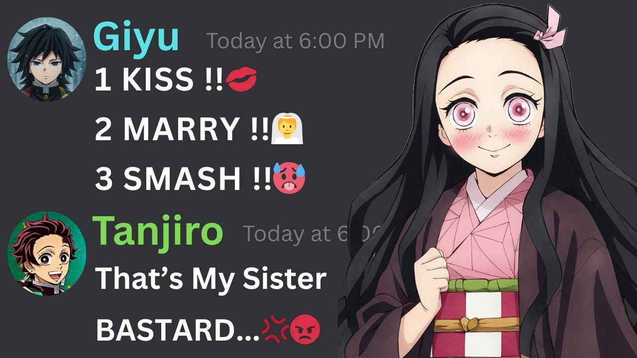 If Demon Slayer Characters play KISS MARRY or KILL...