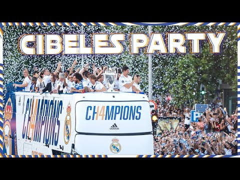 CHAMPIONS LEAGUE PARTY at CIBELES | Real Madrid