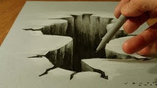 3D Drawing Hole - Trick Art on Paper - How to Draw 3D Hole