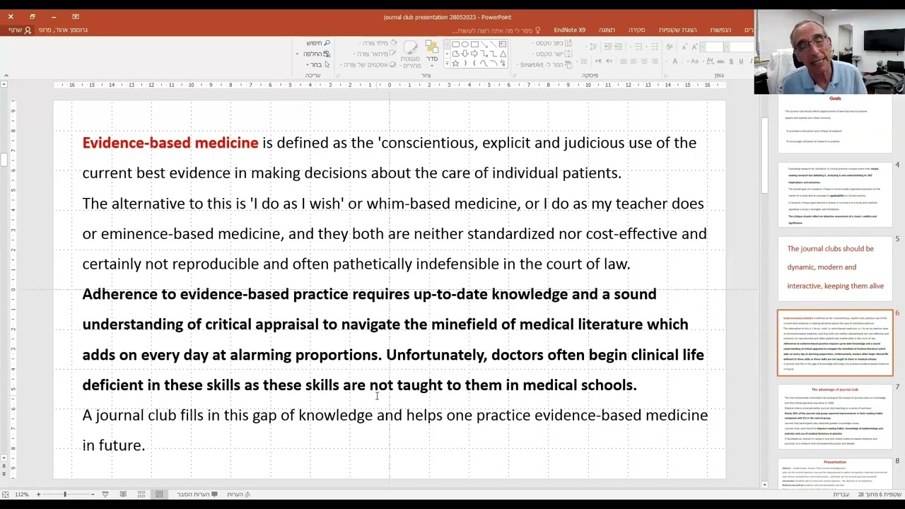 Introduction (Journal Club 2023) - Ehud Grossman