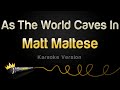 Matt Maltese - As The World Caves In (Karaoke Version)