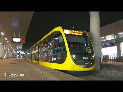 Vertrek Nieuwe Tram Utrecht CS Centrumzijde naar De Uithof