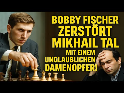 Bobby Fischer ZERSTÖRT Mikhail Tal mit einem UNGLAUBLICHEN DAMENOPFER!