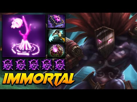 Witch Doctor Immortal Wizard Carry - Dota 2 Pro Gameplay [Watch & Learn]