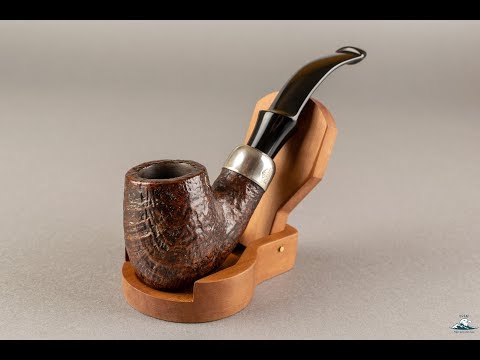 Vauen Dr. Perl Sandblasted Full Bent Billiard Army Mount P-lip (5013) 9mm