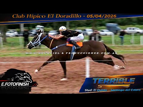 1°TERRIBLE  2°ASESINA  Club Hipico El Doradillo Las Lajitas-Salta Domingo 05 Abril 2026