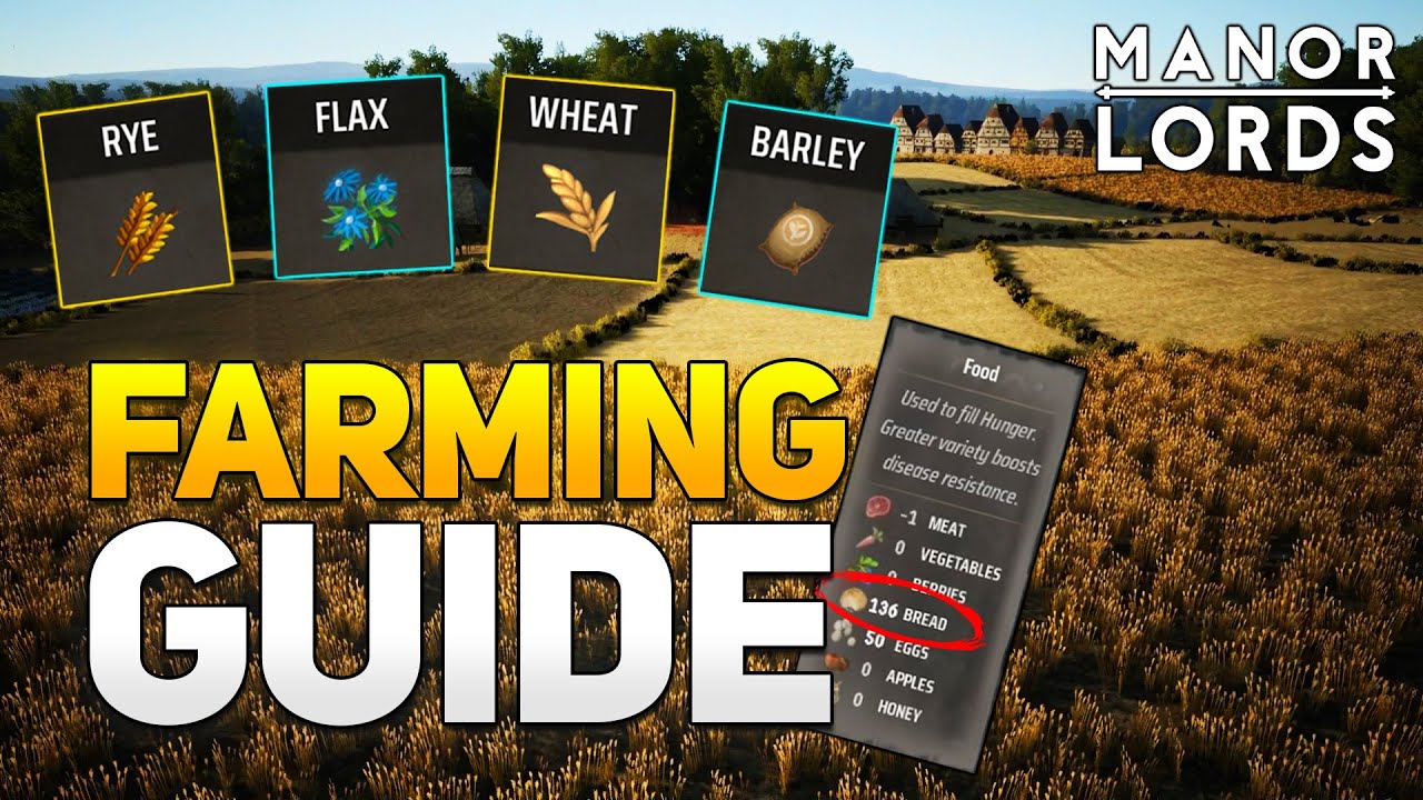 Manor Lords - Complete Farming Guide for Beginners (Manor Lords Tips & Tricks)