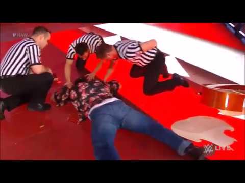 WWE Braun Strowman Bashing Elias with a Bass Is Better with Titanic Music