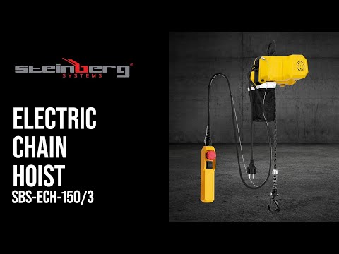 video - Palan electric cu lanț - 150 kg - 3 m