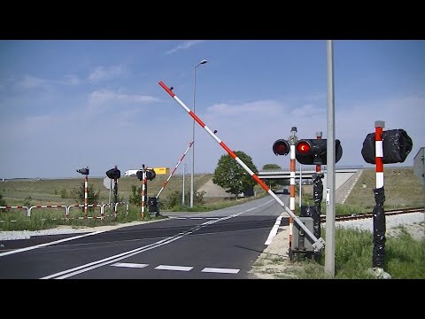 Spoorwegovergang Chociszewo Rogoziniec (PL) // Railroad crossing // Przejazd kolejowy