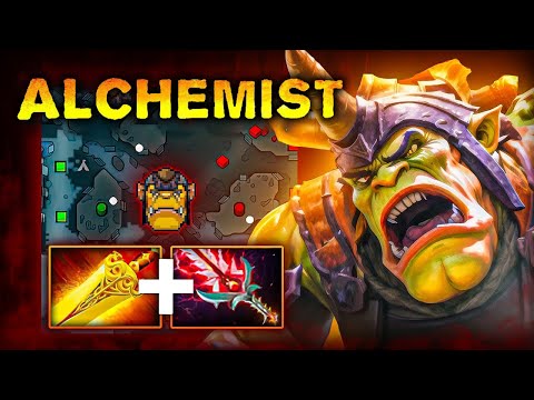 Cancer Max Speed Alchemist🔥🔥Radiance + Bloodthorn Builds 30Kills | Dota 2