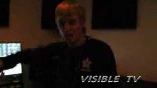 AARON CARTER, NVISIBLE, BIG ROB IN THE STUDIO FREE STYLING