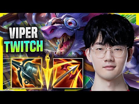 VIPER IS SO CLEAN WITH TWITCH! - EDG Viper Plays Twitch ADC vs Jhin! | Season 2022